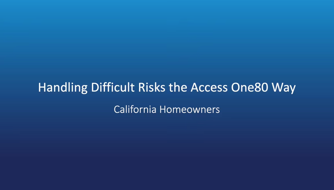 CA homes video thumbnail - Access One80